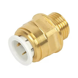 Adaptator Push-Fit din alamă 15 mm x 1/2"